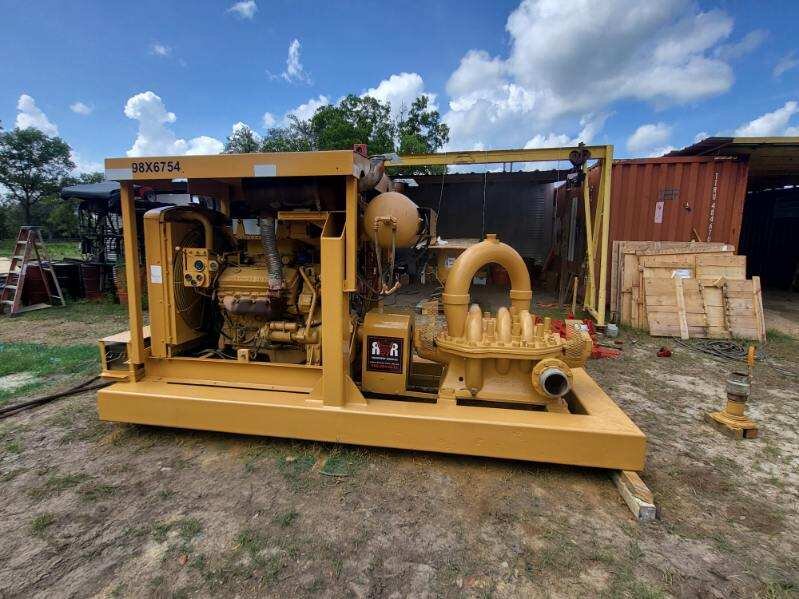 Industrial diesel water pump unit for rent