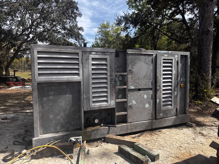 Power pack mid-restoration, surface prep